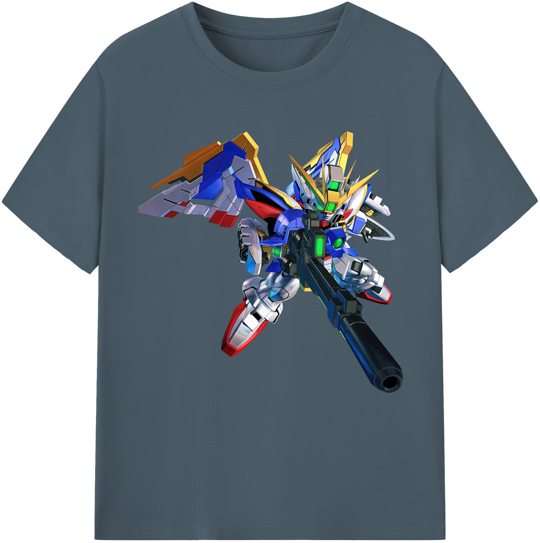 （画像用） 機動戦士ガンダム Mobile Suit Gundam 綿100％半袖Tシャツ（フロントプリント）